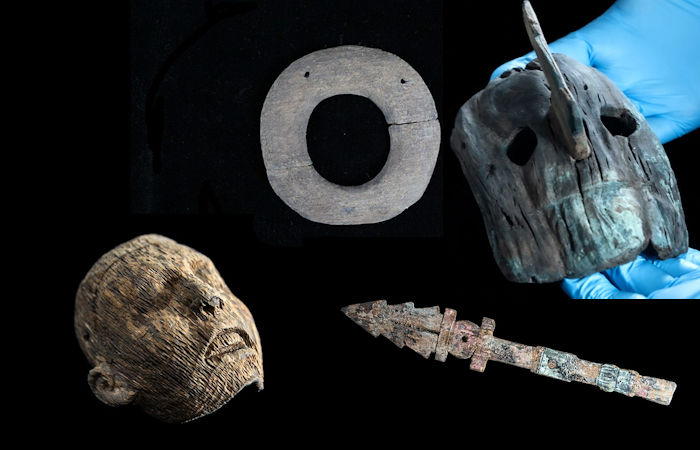 2,550 Submerged Wooden Objects Recovered From The Templo Mayor Of Tenochtitlan