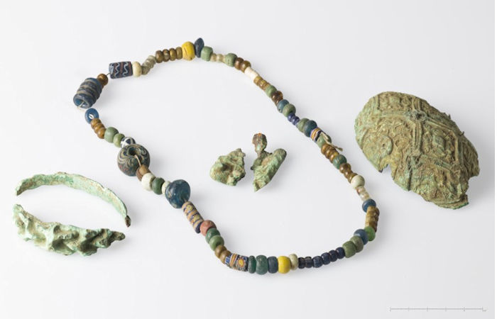Puzzling Jewellery From Grave Of High Status Viking Woman Delivered At Museum's Door