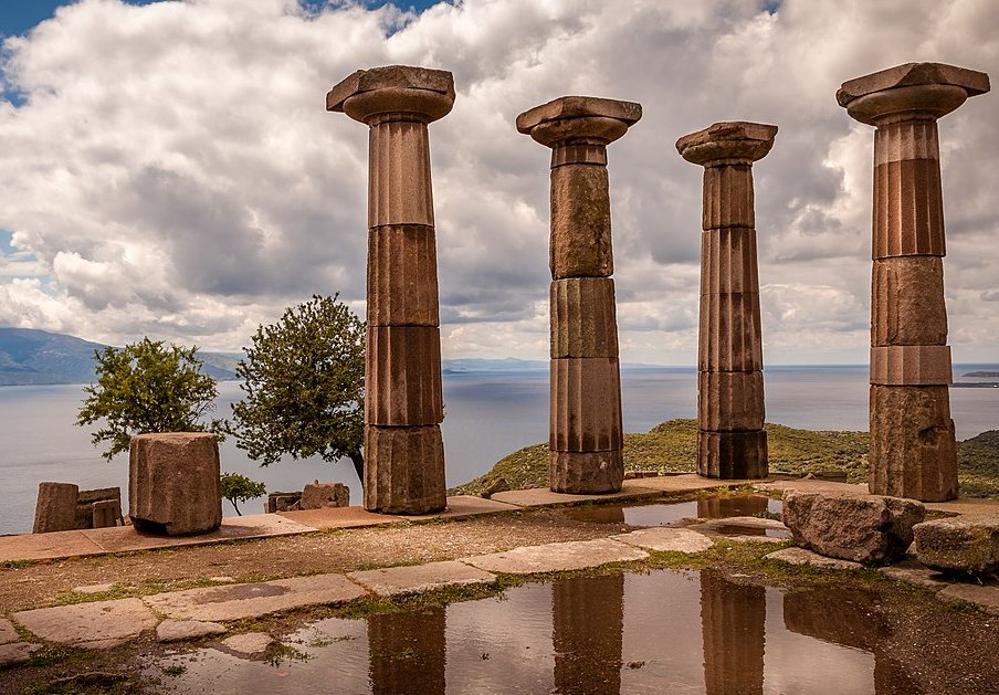 Ruins of the Temple of Athena, Assos, Turkey