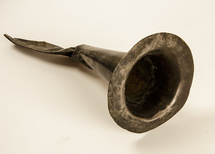 Army signal horn (cornu); Roman period; found in Alphen aan den Rijn, the Netherlands