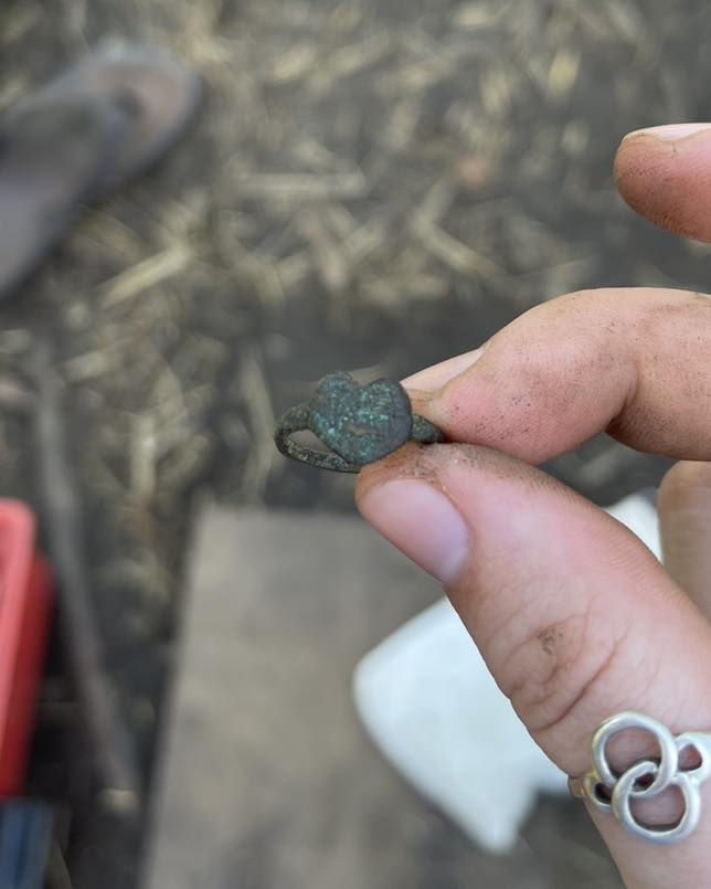 Unique Heart-Shaped Jesuit Ring At Fort St. Joseph In Michigan