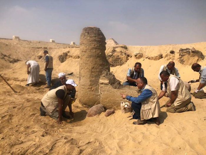 2,600-Year-Old Blocks Of White Cheese Discovered At Giza's Saqqara Necropolis, Egypt