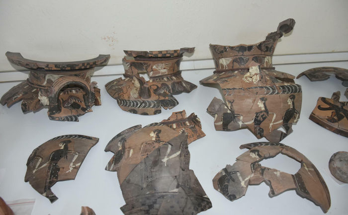 Unique 2,500-Year-Old Ritual Wash Basin Painted With Mythological Figures Discovered In The Ancient City Of Klazomenai