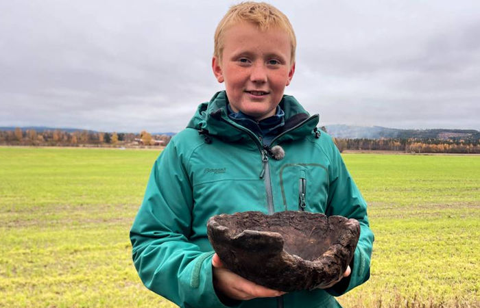 Rare 1,000-Year-Old Viking Wooden Bowl Found By Young Boy