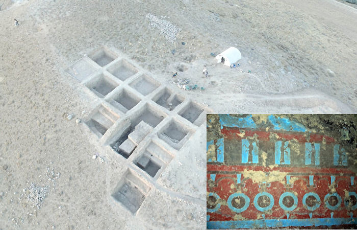 First Look At Mysterious 2,700-Year-Old Underground Frescoes Hidden Inside An Urartu Structure