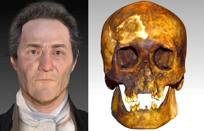 Face Of Very Old "Vampire" Buried In Connecticut Reconstructed