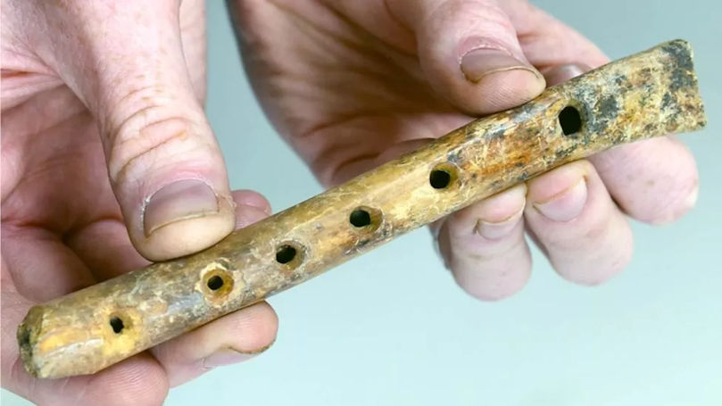 Rare, Well-Preserved Medieval Flute Bone Found In Kent