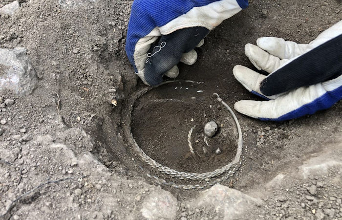 Wonderful Viking Silver Treasure Uncovered In Täby In Stockholm, Sweden