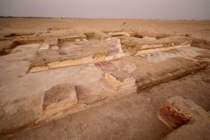 Remains of ruins at Gerza Village - known as Philadelphia in Ptolemaic times.