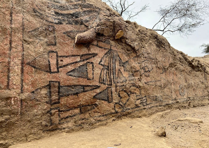 Exceptional Discovery Of Ancient Fresco Depicting Mythological Scenes In Peru