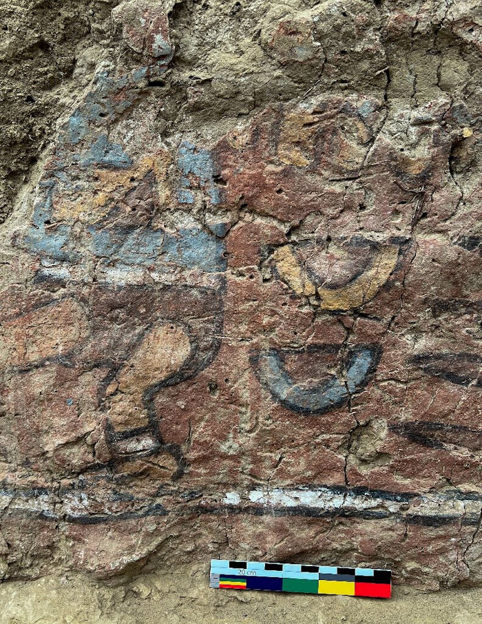 Exceptional Discovery Of Ancient Fresco Depicting Mythological Scenes In Peru