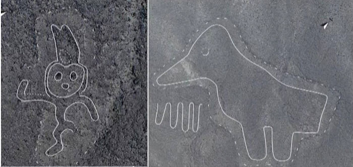 168 Unknown Geogplyphs Discovered In The Nazca Desert By Drones