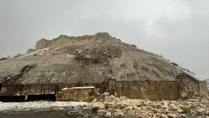 Ancient Gaziantep Castle Destroyed In Turkey Earthquake