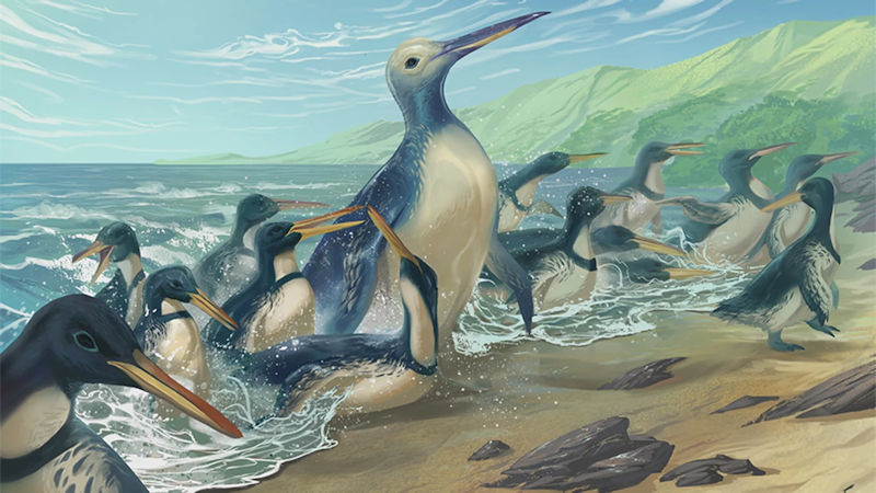 Fossil Bones From The Largest Penguin That Ever Lived Unearthed In New Zealand