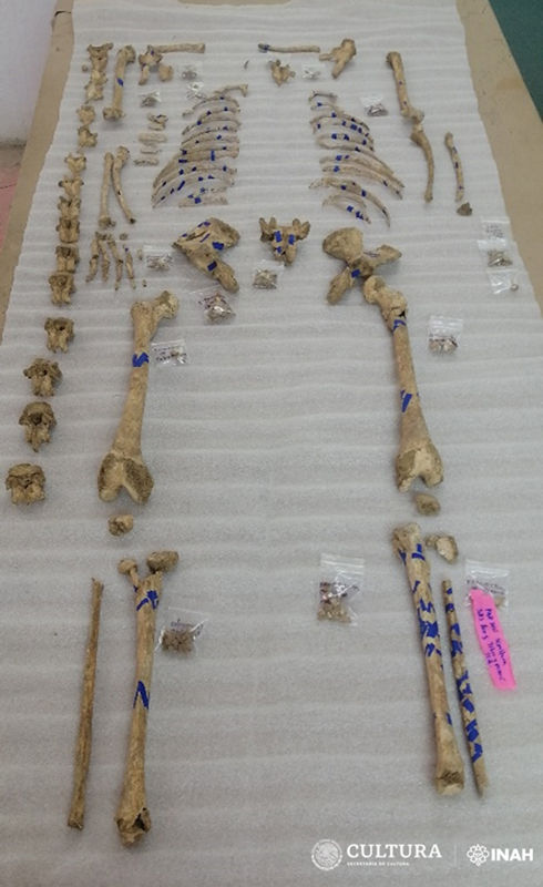 Lady SAS - Ancient Skeleton Of Foreign Woman Found In Palenque - Who Was She?