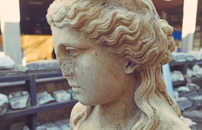 1,800-Year-Old Statue Of A Water Nymph Found Underground In The Ancient City Of Amastris