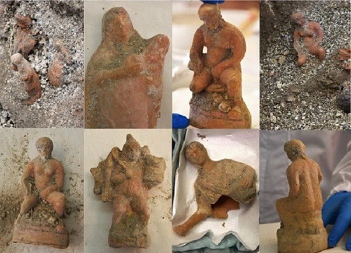 13 Ancient Terracotta Figurines Associated With Cybele And Attis Unearthed In Pompeii