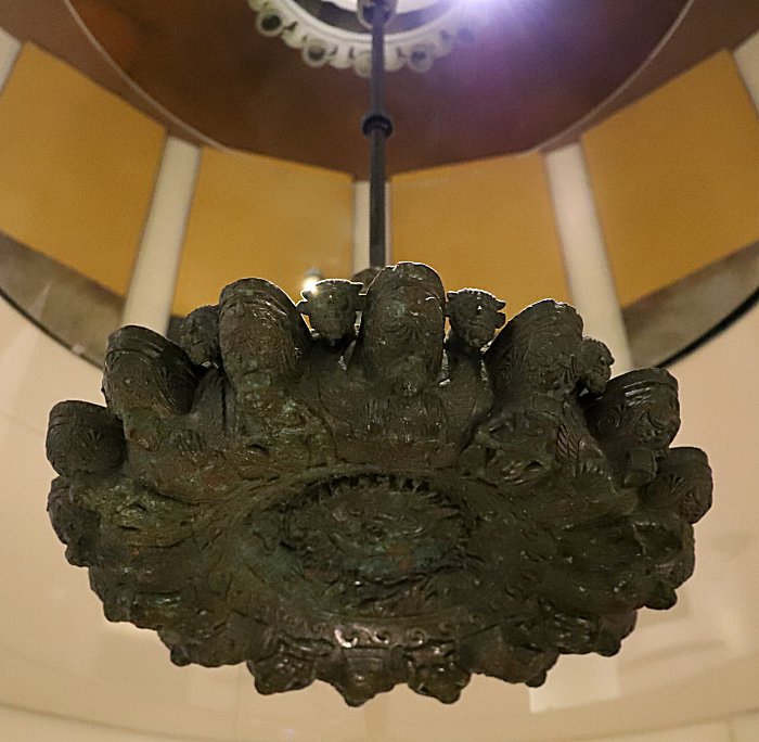Etruscan Beautiful Bronze Lamp of Cortona - Studied