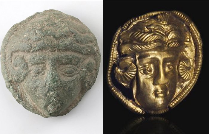 Unique Ancient Bronze Miniature Portraits Of Alexander The Great Found In Ringsted On The Island Of Zealand