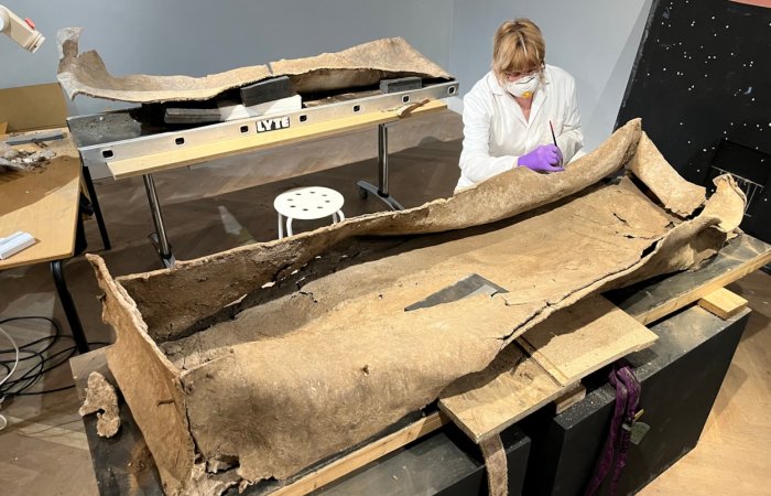 Ancient Roman Coffin Found In Leeds Revealed To The Public For The First Time