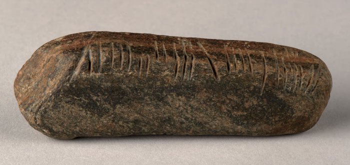 Coventry's Mysterious Ogham Stone Mysterious Displayed At Herbert Art Gallery And Museum