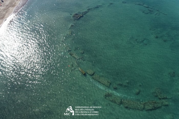 Submerged Roman Villa Discovered On The Coast Of Cerveteri, Italy