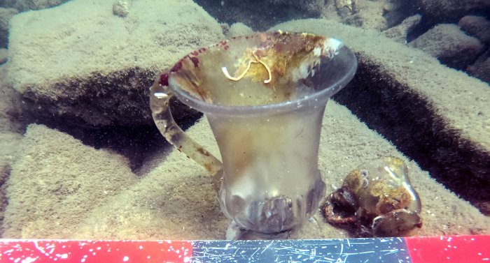Underwater Archaeologists Retrieve Over 100 Magnificent Glass Objects at Chengene Skele Bay, Bulgaria