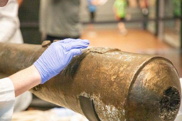 Anthropologists' Quest To Save An Alamo Cannon