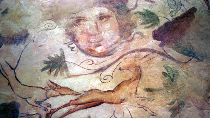 Never-Before-Seen Roman-Era Wall Paintings Discovered In Ashkelon Revealed To The Public For The First Time
