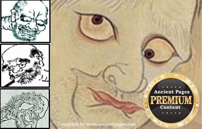 Mikoshi-Nyudo: Evil, Bald-Headed And Long-Necked Yokai Goblin In Japanese Folklore
