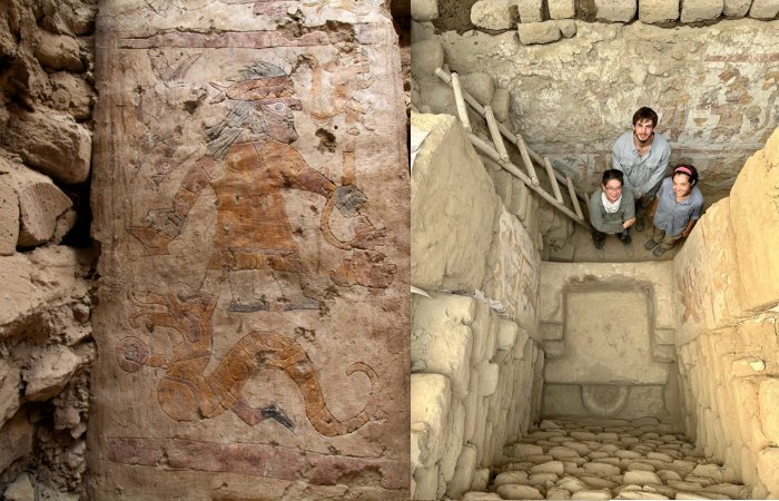 Amazing Painted Throne Room Of A Powerful Moche Queen And An Unknown Large Structure Discovered In Peru