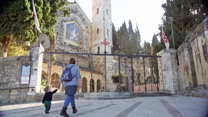 Young Boy Finds Unique Micro-Mosaic Cross Medallion In Jerusalem