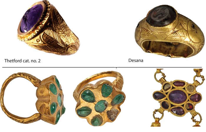 Roman Treasure Hoard Found In Thetford Forest, East Anglia - Was pagan Until 5th Century