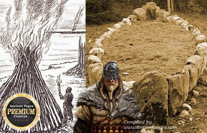 Ship-Shaped Burial Of Tjelvar - Legendary First Man Who Brought Fire To Gotland
