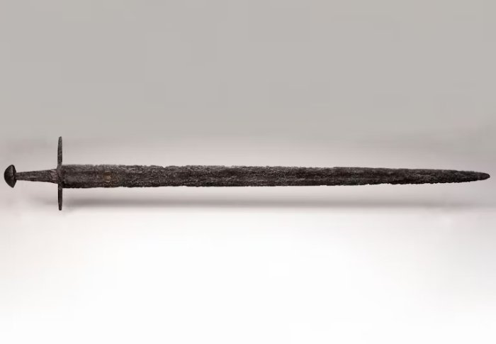 Intact 1,000-Year-Old Sword With A Viking And Christian Symbol Found In Dutch River