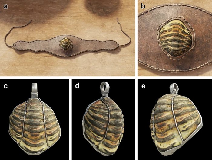 Fossilized Trilobite Amulet Found At The Roman Site In Spain Was Believed To Have Magical Or Protective Properties