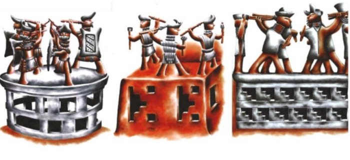 Deliberately Broken Vessel Depicting Warriors In Combat Discovered At the Chankillo Solar Observatory In Casma Valley, Peru