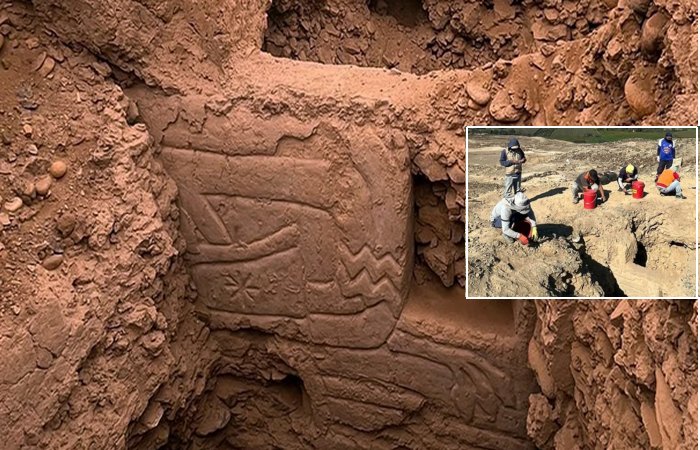 More Than 3,000-Year-Old Multicolored Pre-Inca Mural Discovered At Huaca Yolanda, Peru
