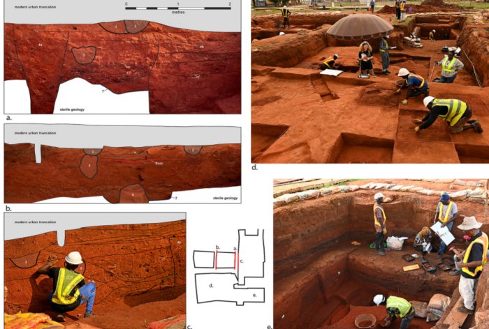 Excavations Within Benin Once Capital Of The Great Kingdom Of West Africa
