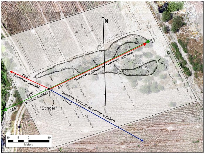 Huge Ancient Mesoamerican Scorpion-Shaped Mound Served As An Astronomical Observatory - Not Just For The Elite But Farmers Too