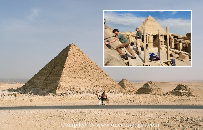 Two Hidden Air-filled Anomalies Discovered In The Menkaure Pyramid