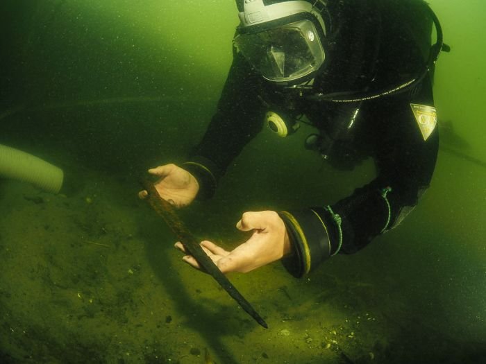 Amazing Ancient Underwater Treasures Recovered From Lake Lednica, Poland - Gifts To The Gods Or Weapons Used In A Battle?