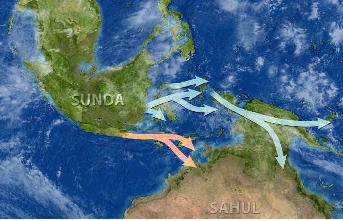 New Guineans And Aboriginal Australians Descend From Two Groups Who Arrived On The Supercontinent Sahul 60,000 Years Ago