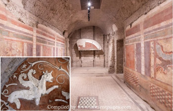 Never-Before-Seen Ancient Roman House Of The Griffins Buried Underground Opens To The Public