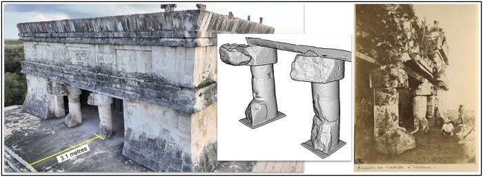 3D Reconstruction Of The Serpent Column At Chichen Itza's El Castillo