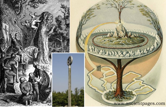 Is The Mysterious Sacred Irminsul Symbol Of The Saxons Linked To Yggdrasil And God Odin?