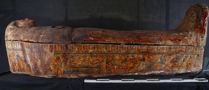 Colored Coffins Of 'The Singers Of Amun' And A Rare Collection Of Papyri Dated To (c. 1069–664 BC) Found In Qurna, West Bank Of Luxor