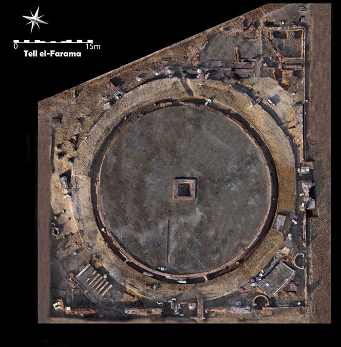 Sacred Ancient Ritual Water Complex Dedicated To The God Pelusium Discovered At Tell El-Farama In North Sinai
