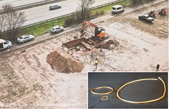 Extraordinary Celtic Princely Grave With Rare Golden Artifacts And Chariot Discovered Near Bad Camberg, Germany